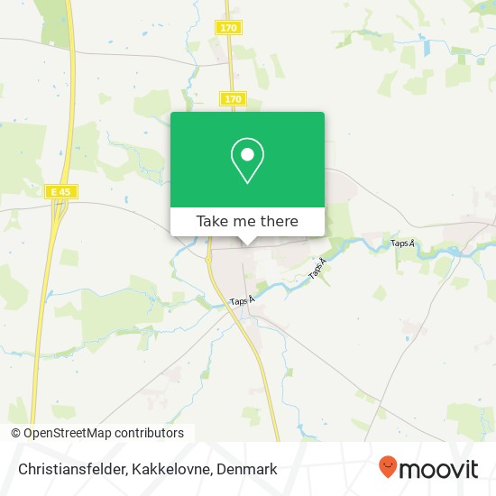 Christiansfelder, Kakkelovne map