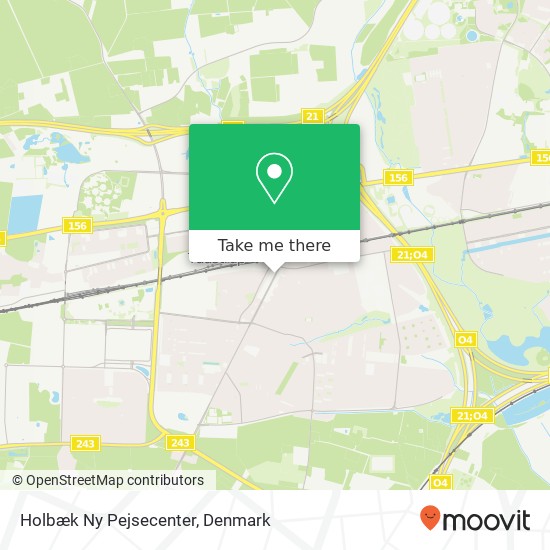 Holbæk Ny Pejsecenter map