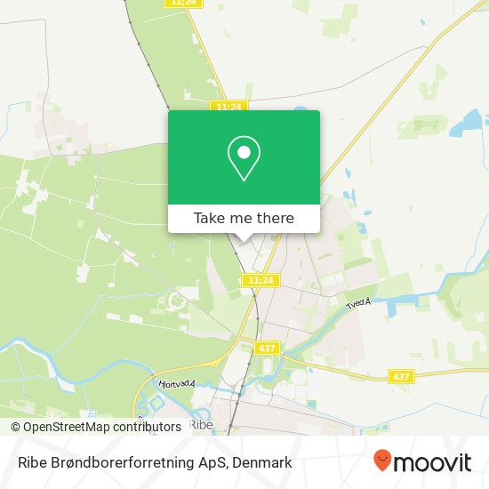 Ribe Brøndborerforretning ApS map