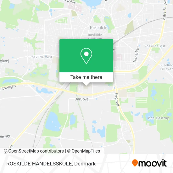 ROSKILDE HANDELSSKOLE map