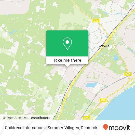 Childrens International Summer Villages map
