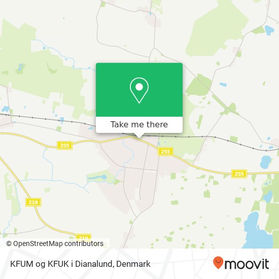 KFUM og KFUK i Dianalund map