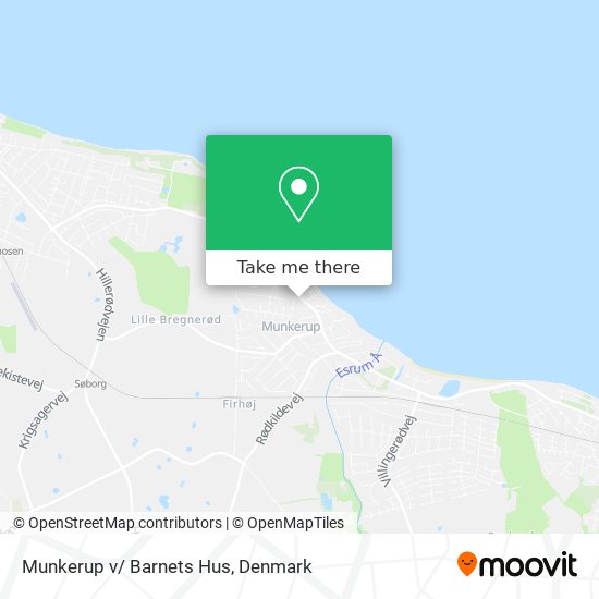 Munkerup v/ Barnets Hus map