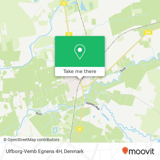 Ulfborg-Vemb Egnens 4H map