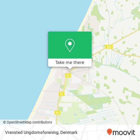 Vrensted Ungdomsforening map