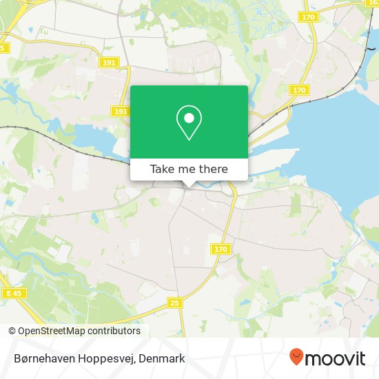 Børnehaven Hoppesvej map