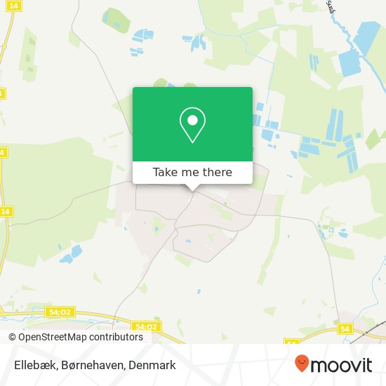 Ellebæk, Børnehaven map