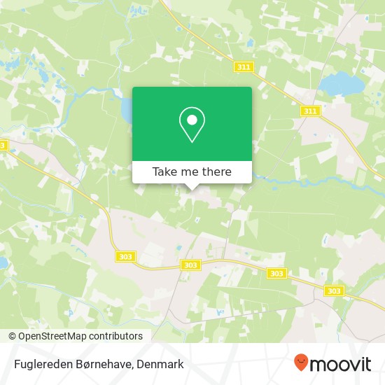 Fuglereden Børnehave map