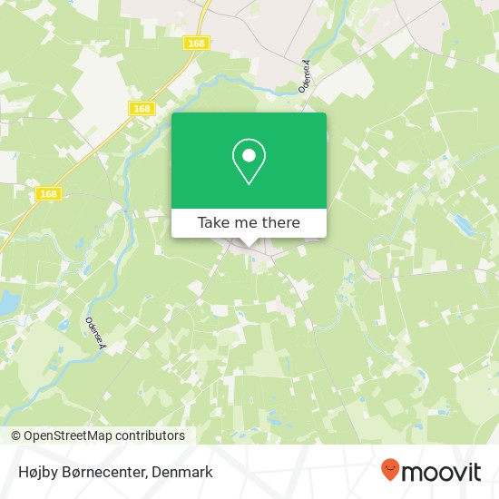 Højby Børnecenter map