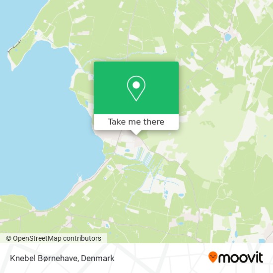 Knebel Børnehave map