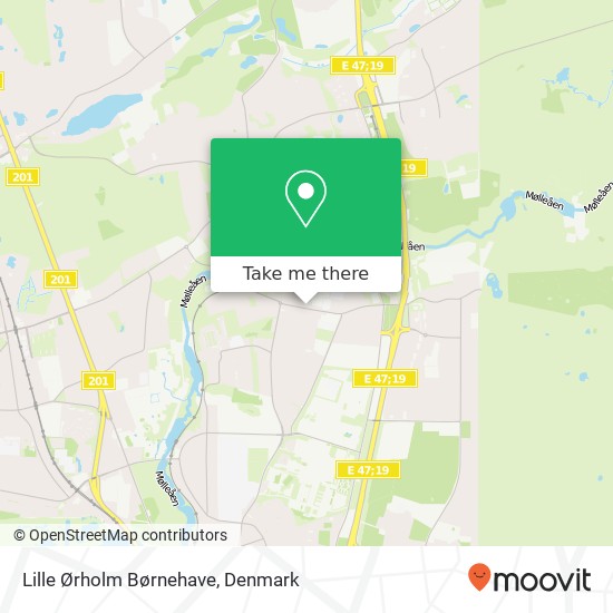 Lille Ørholm Børnehave map