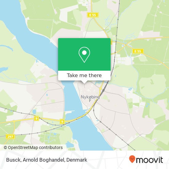 Busck, Arnold Boghandel map
