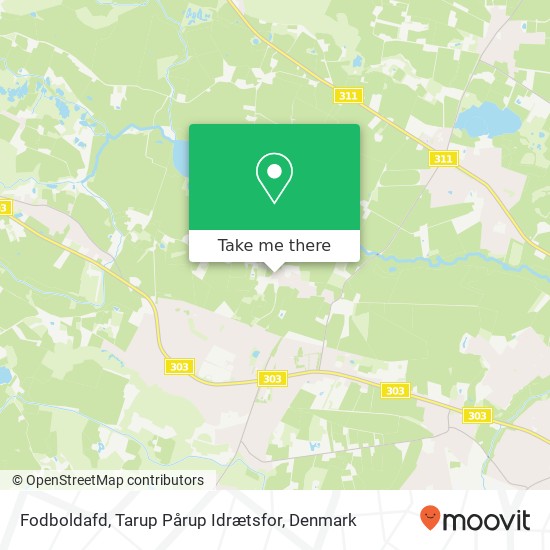 Fodboldafd, Tarup Pårup Idrætsfor map