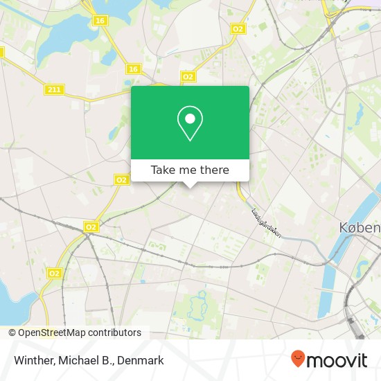 Winther, Michael B. map