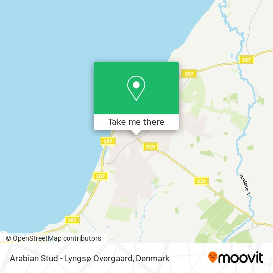 Arabian Stud - Lyngsø Overgaard map