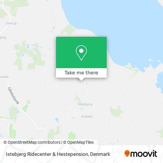 Istebjerg Ridecenter & Hestepension map