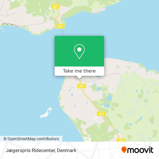 Jægerspris Ridecenter map