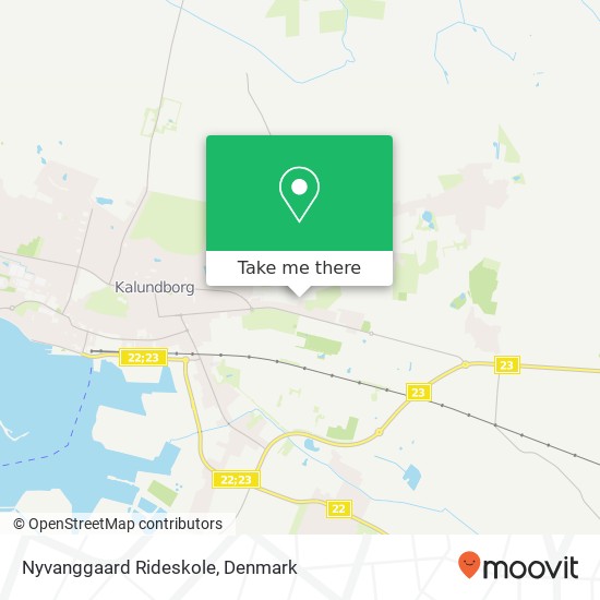 Nyvanggaard Rideskole map