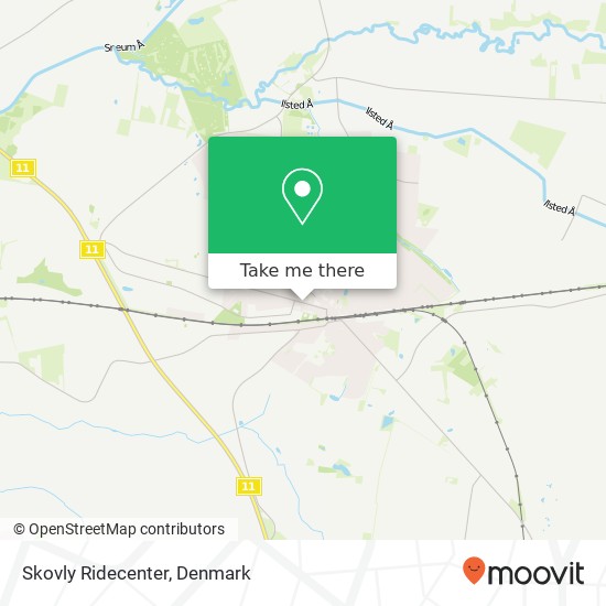 Skovly Ridecenter map