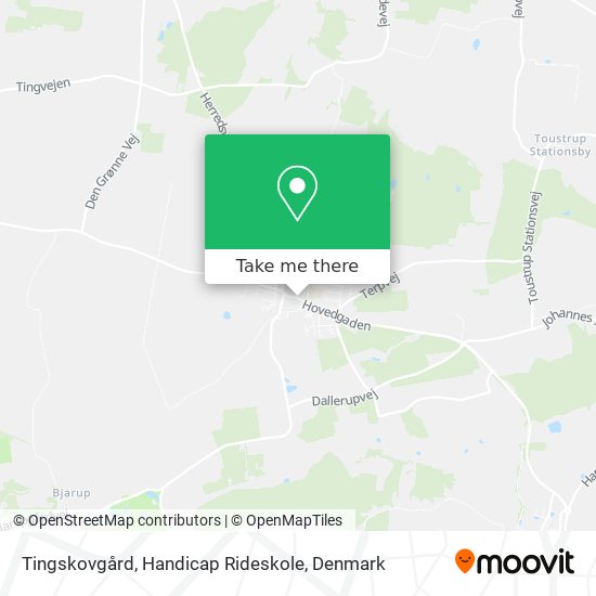 Tingskovgård, Handicap Rideskole map