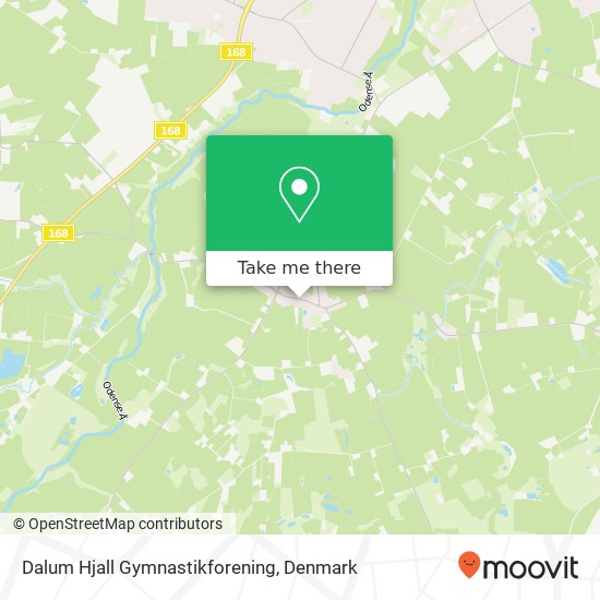 Dalum Hjall Gymnastikforening map