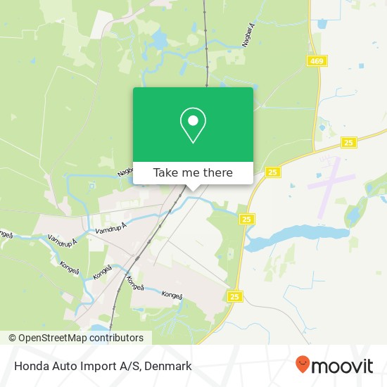 Honda Auto Import A/S map