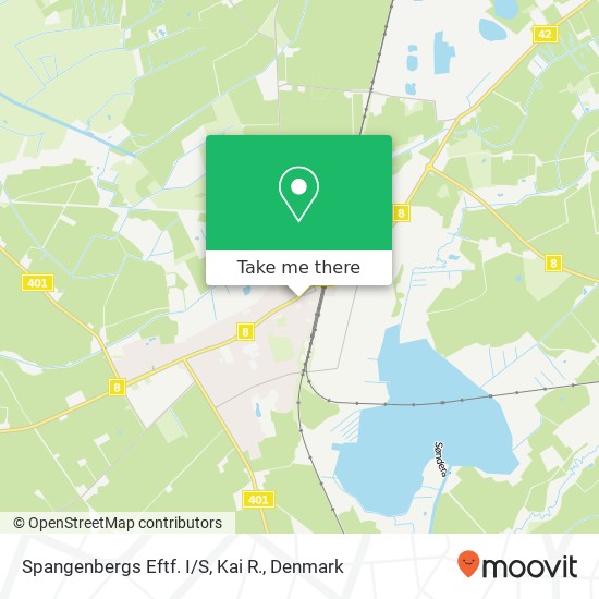 Spangenbergs Eftf. I/S, Kai R. map