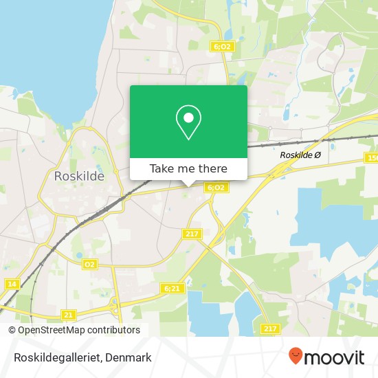 Roskildegalleriet map
