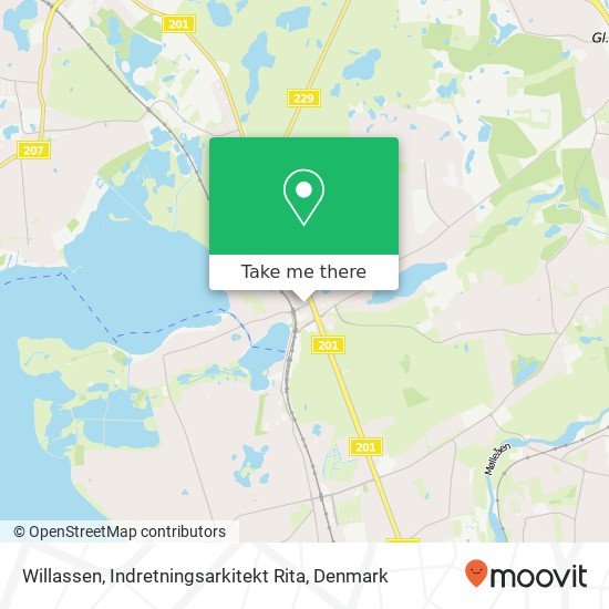 Willassen, Indretningsarkitekt Rita map