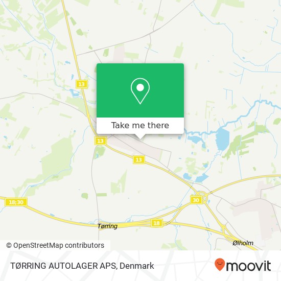 TØRRING AUTOLAGER APS map