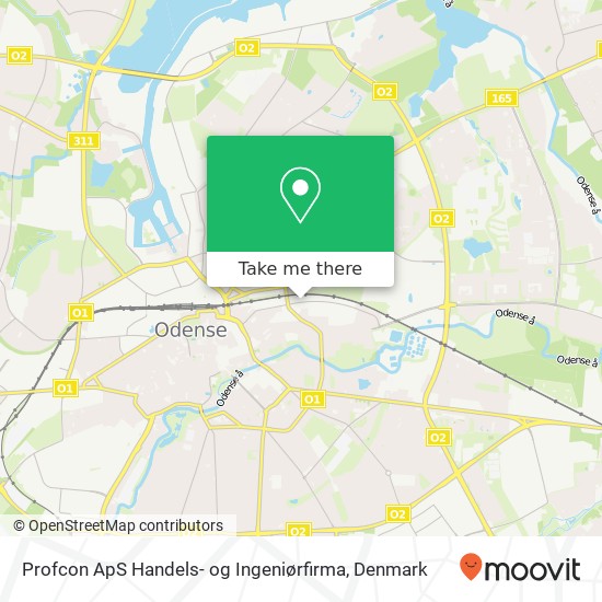 Profcon ApS Handels- og Ingeniørfirma map