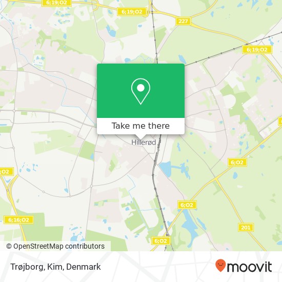 Trøjborg, Kim map