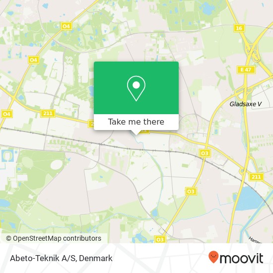 Abeto-Teknik A/S map