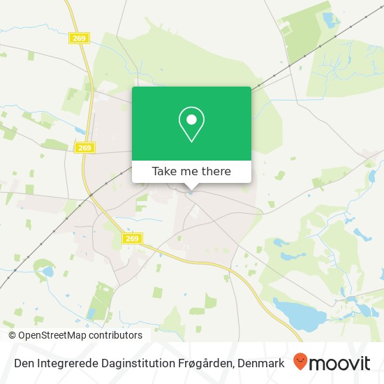 Den Integrerede Daginstitution Frøgården map