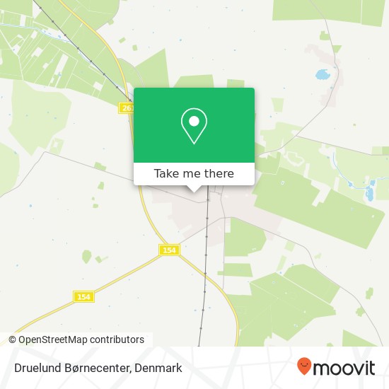 Druelund Børnecenter map