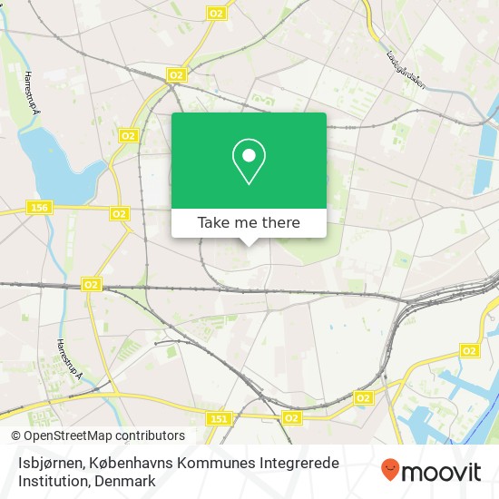 Isbjørnen, Københavns Kommunes Integrerede Institution map