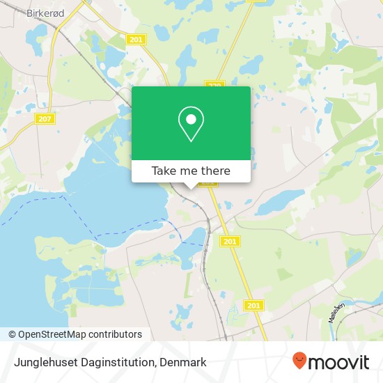 Junglehuset Daginstitution map