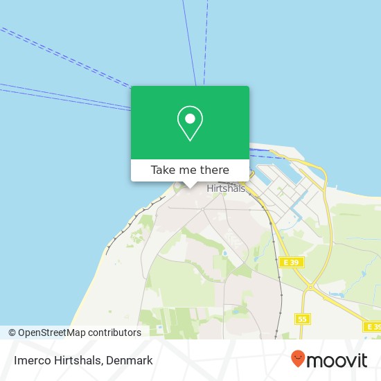 Imerco Hirtshals map