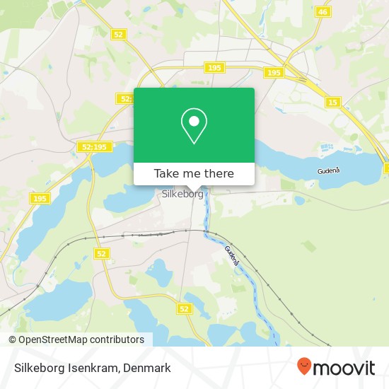 Silkeborg Isenkram map