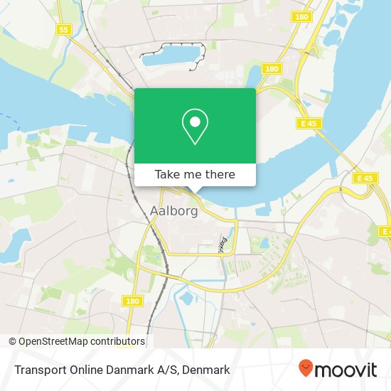 Transport Online Danmark A/S map