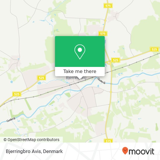 Bjerringbro Avis map