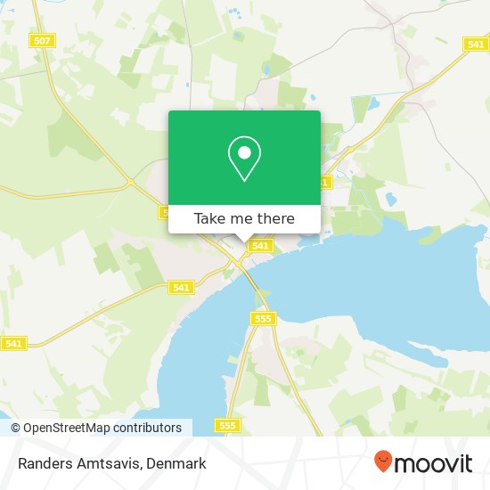 Randers Amtsavis map