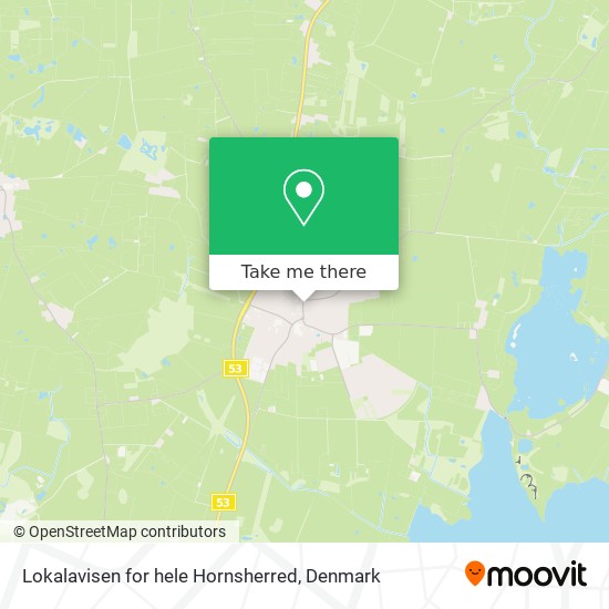 Lokalavisen for hele Hornsherred map