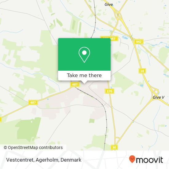 Vestcentret, Agerholm map