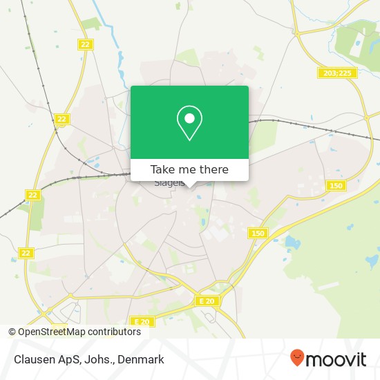 Clausen ApS, Johs. map