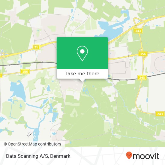 Data Scanning A/S map