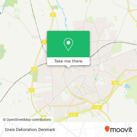 Greis Dekoration map