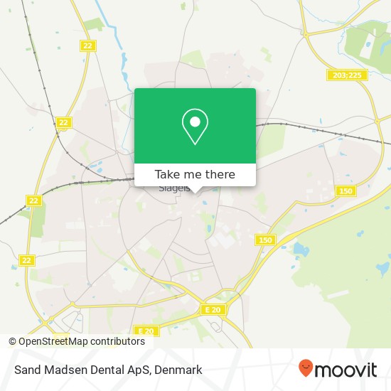 Sand Madsen Dental ApS map