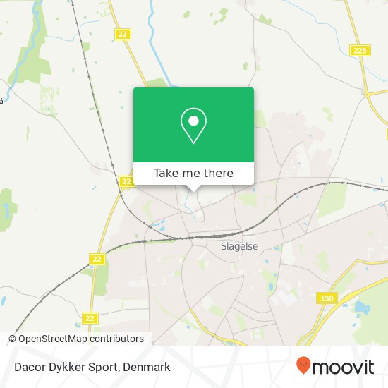 Dacor Dykker Sport map