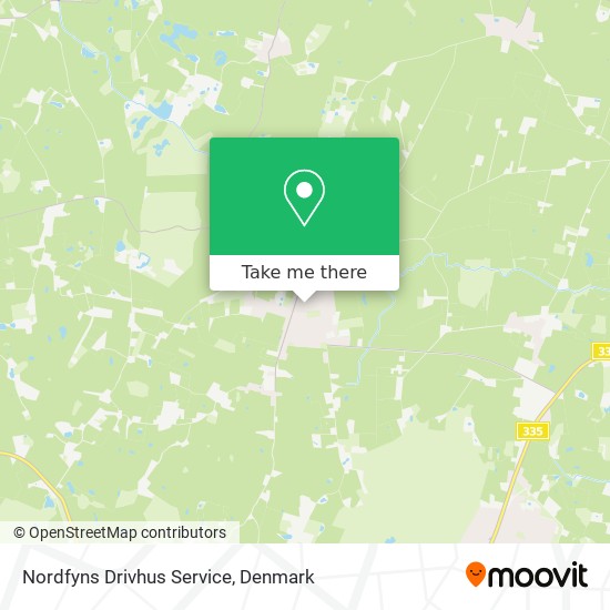 Nordfyns Drivhus Service map